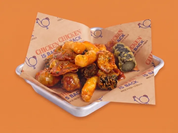 Korean sides at Chicken Is Back