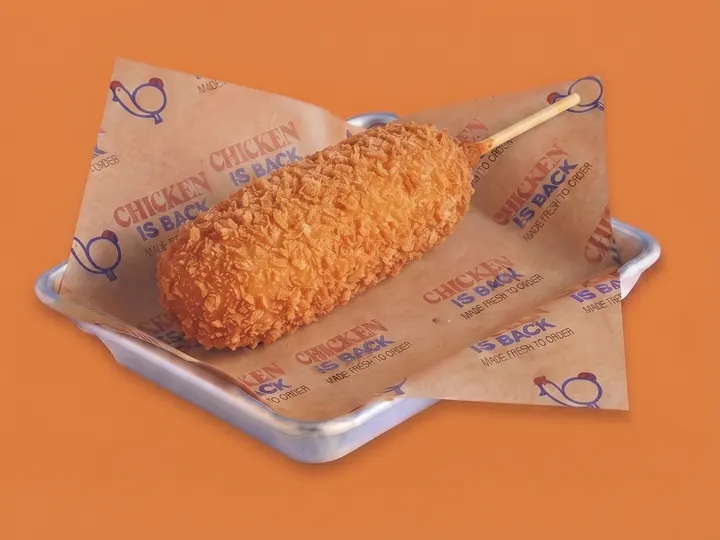 Korean corn dogs at Chicken Is Back